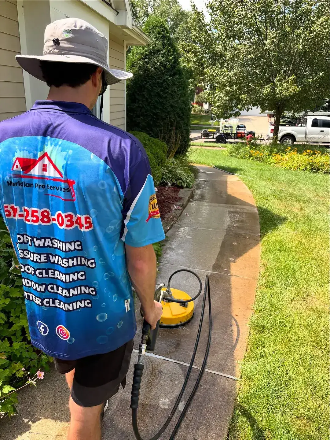 Meridian Pro Wash team at work